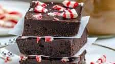 Chocolate Peanut Butter Peppermint Fudge