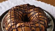 Chocolate Peanut Butter Swirl Bundt Cake