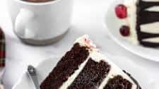 Chocolate Peppermint Bark Cake