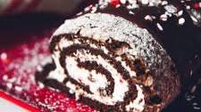 Chocolate Peppermint Cake Roll