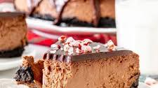 Chocolate Peppermint Cheesecake