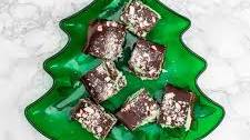 Chocolate Peppermint Cream Bars