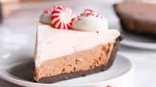 Chocolate Peppermint Cream Pie