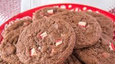 Chocolate Peppermint Crunch Cookies