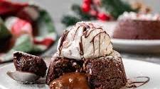 Chocolate Peppermint Lava Cakes