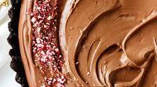 Chocolate Peppermint Pie (easy mousse recipe)