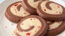 Chocolate Peppermint Pinwheel Cookies