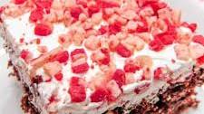 Chocolate Peppermint Poke Cake