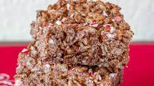 Chocolate Peppermint Rice Krispies Treats