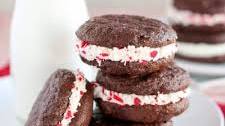 Chocolate Peppermint Sandwich Cookies