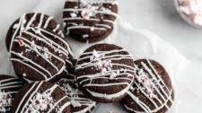 Chocolate Peppermint Sandwich Cookies