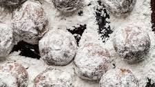 Chocolate Peppermint Snowball Cookies (Gluten-Free)