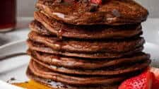 Chocolate Protein Pancakes