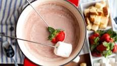 Chocolate-Raspberry Mascarpone Fondue