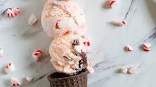 Chocolate-Ribboned Peppermint Ice Cream