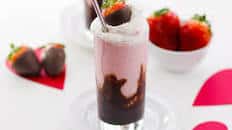 Chocolate Strawberry Milkshakes Recipe