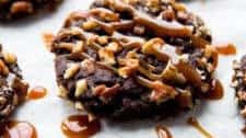 Chocolate Turtle Cookies