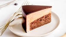 Chocolate and Caramel Mousse Cake