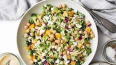 Chopped Broccoli and Chickpea Salad