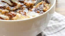 Cinnamon Roll Oatmeal
