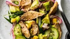 Citrus Avocado and Mackerel Salad