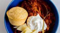 Classic Chili + Cute Lil' Cornbread Muffins