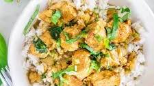 Coconut Basil Chicken Curry