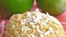 Coconut Lime Oatmeal Cookies