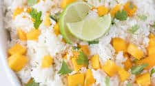 Coconut-Mango Rice