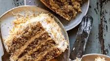 Coconut Pecan Caramel Butter Cake