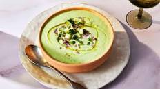 Cold Cucumber Soup with Yogurt and Dill