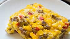 Corn and Sausage Pudding