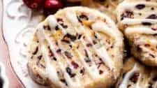 Cranberry Orange Icebox Cookies