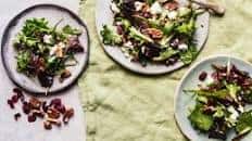 Cranberry Pecan Salad With Feta Cheese