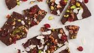 Cranberry & Pistachio Chocolate Bark