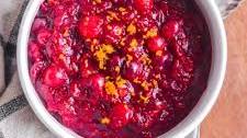 Cranberry Sauce with Orange Zest