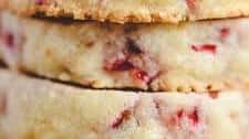 Cranberry Shortbread Cookies