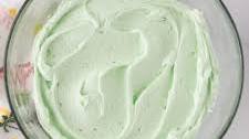 Cream Cheese Mint Frosting Recipe