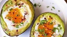 Creamy Avocado Egg Bake