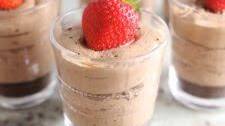Creamy Chocolate No-Bake Cheesecake Cups