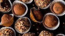 Creamy Dark Chocolate Whiskey Truffles