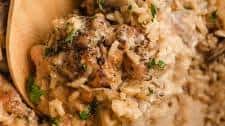 Creamy Mushroom Chicken and Rice