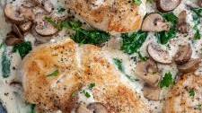 Creamy Mushroom and Spinach Chicken