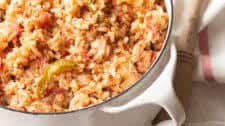 Creole Tomato Rice and Sausage Skillet