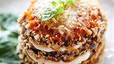 Crispy Eggplant Parmesan Stacks