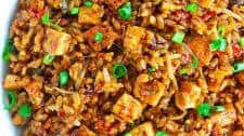 Crispy Tofu Spicy Fried Rice