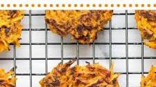 Curried Sweet Potato + Carrot Fritters