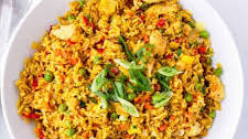 Curry Fried Rice with Chicken