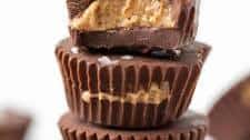 Dark Chocolate Almond Butter Cups