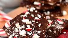 Dark Chocolate Peppermint Bark